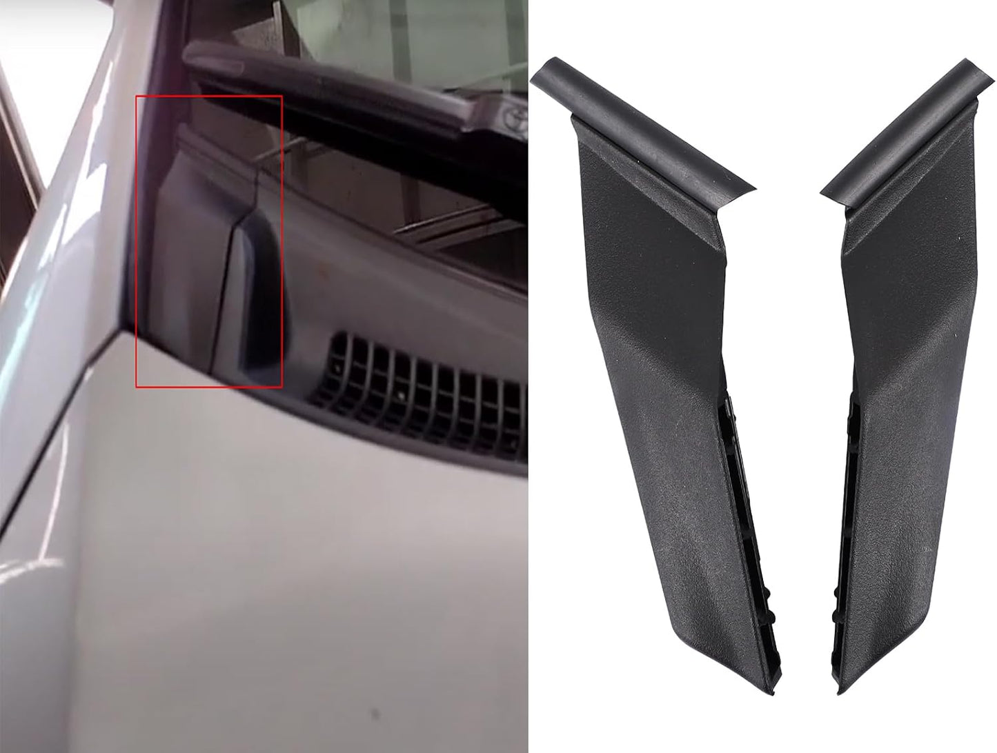 Cubierta panel esquina limpiaparabrisas Toyota Corolla