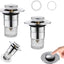 Colador drenaje baño desplegable acero inox extraible