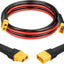 Cable XT60 10AWG 6ft conector macho a hembra para batería RC