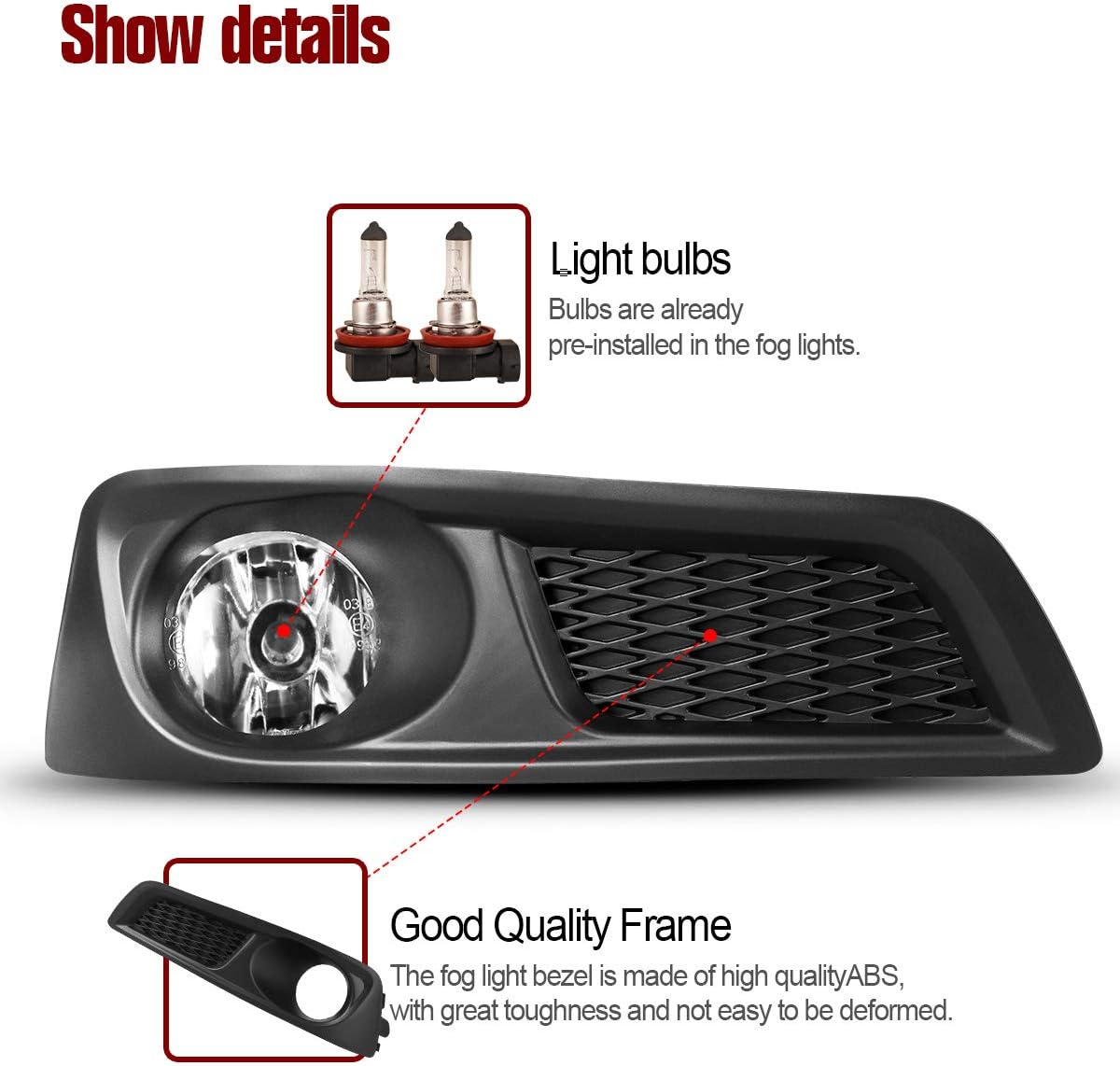 Luces antiniebla comp Subaru Legacy 10-12