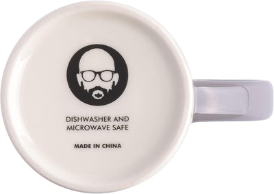 Taza tatuaje latte con tenedor batidor 15oz pack 2