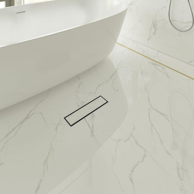 Drenaje lineal ducha 12pulg acero inox SUS304 níquel cepillado