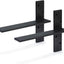 Soporte flotante 10x2.5 2 Pzas para barras y tocadores