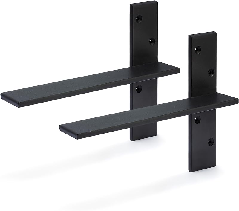 Soporte flotante 10x2.5 2 Pzas para barras y tocadores