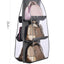 Percha bolsos organiz. armario 6 bolsillos grandes