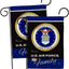 Bandera jardín Fuerza Aérea pack 2 unidades