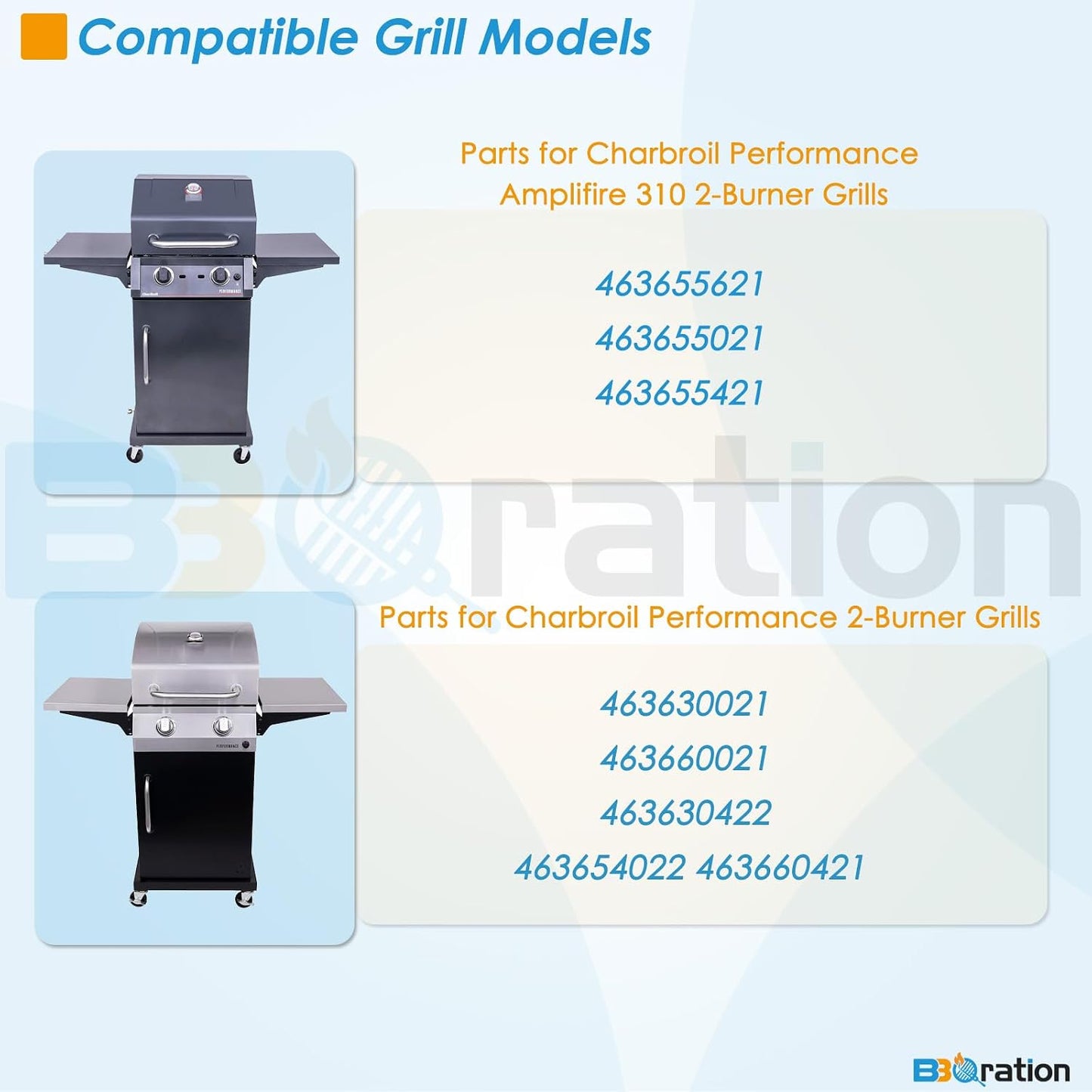 Rejilla parrilla 17pulg para Charbroil Amplifire 2