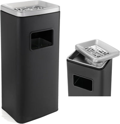 Cubo basura exterior 4gal acero inox con tapa