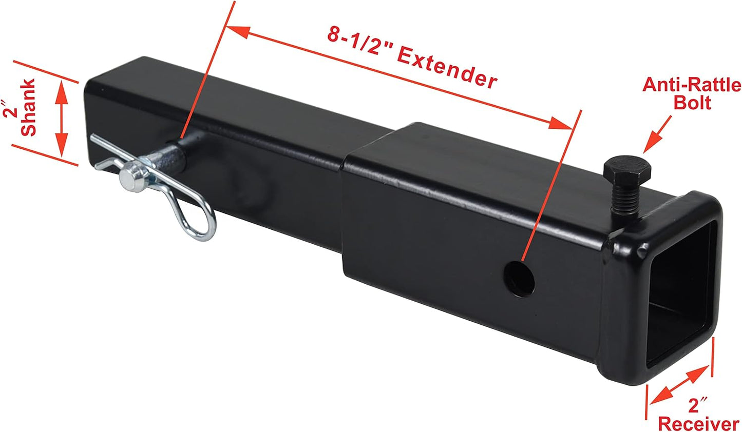 Extensor enganche 8.5pulg perno antiagite con kit