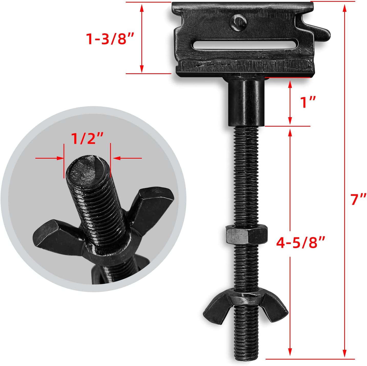 2 Soportes Neumáticos E Track para Remolques Cerrados