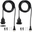 Cable enchufe luz impermeable E26 E27 10pies para lámpara colgante