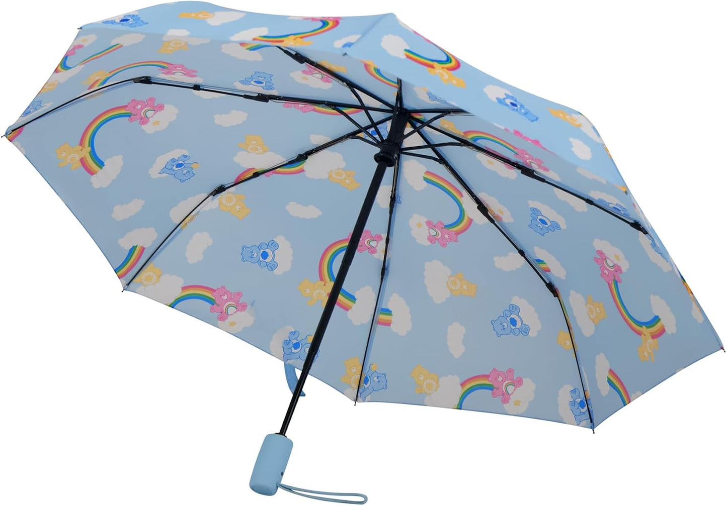 Paraguas niños plegable automático 39pulg color azul