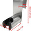 2 Soportes Rociador Bidé Acero Inox 304 Plateado