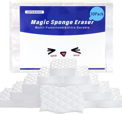 2 Pzas Esponjas Melamina 30 Unids Limpieza Doméstica Blanco