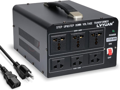 Convertidor voltaje 3000W 110-240V con tomas EE.UU.