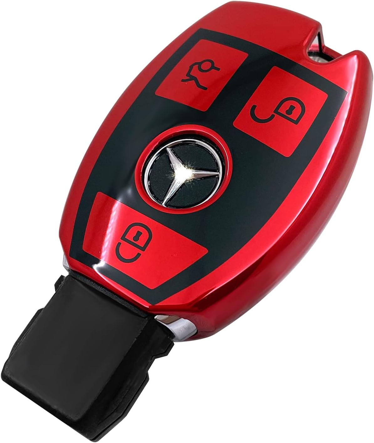 Estuche TPU para llave inteligente Mercedes Benz CLS CLK AMG