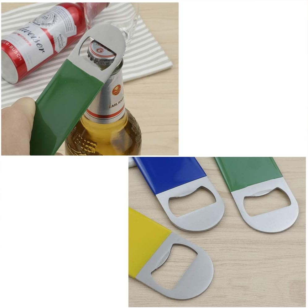 Abridor botella acero inox goma set 6 llaves