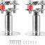 Abrazadera soporte tubo acero inox 1/2pulg ajustable