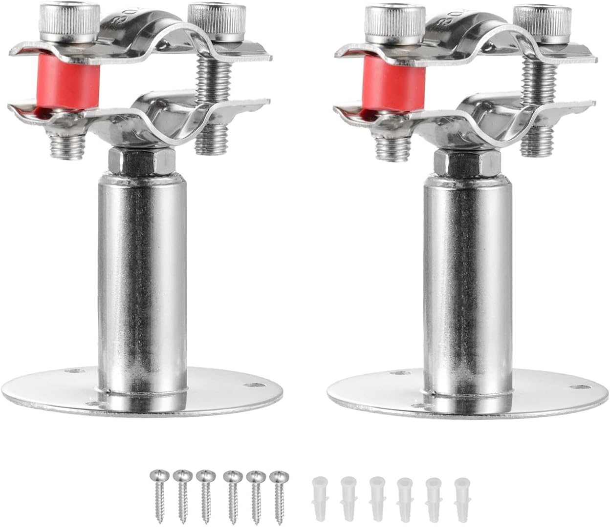 Abrazadera soporte tubo acero inox 1/2pulg ajustable