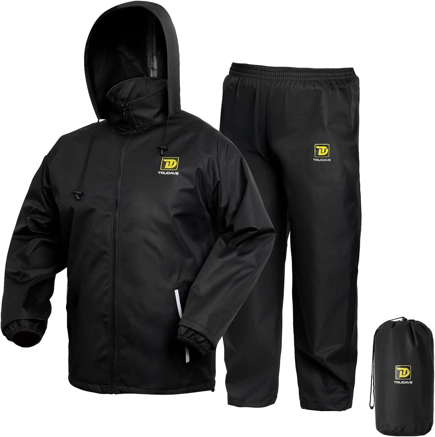 Traje lluvia impermeable para hombre 2 pzas transpirable