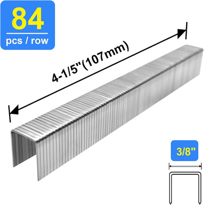 Grapas T-50 acero inox 3/8pulg 1008uds