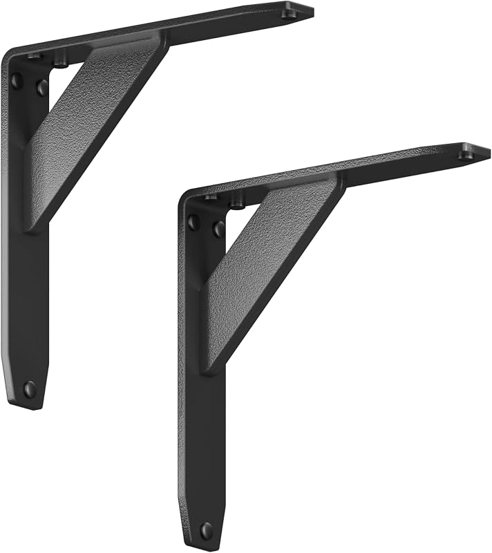 Soportes estante flotante bajo perfil 500lb 8x8x1.5" set 2