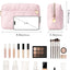 Bolsa maquillaje viaje acolchada para mujer organizadora