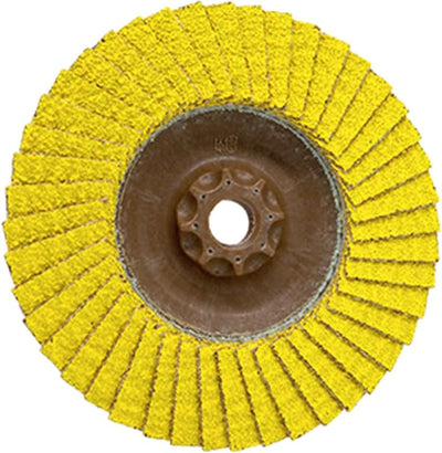 Cerámica 6" grano 80 eje 7/8" set 10