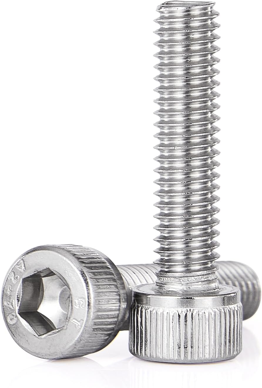 Tornillos hexagonales M5 acero inox 304 50uds