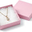 Set 100 cajas regalo cartón relleno algodón rosa pastel