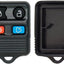Cubierta 4 Botones para Control Remoto Ford Negro