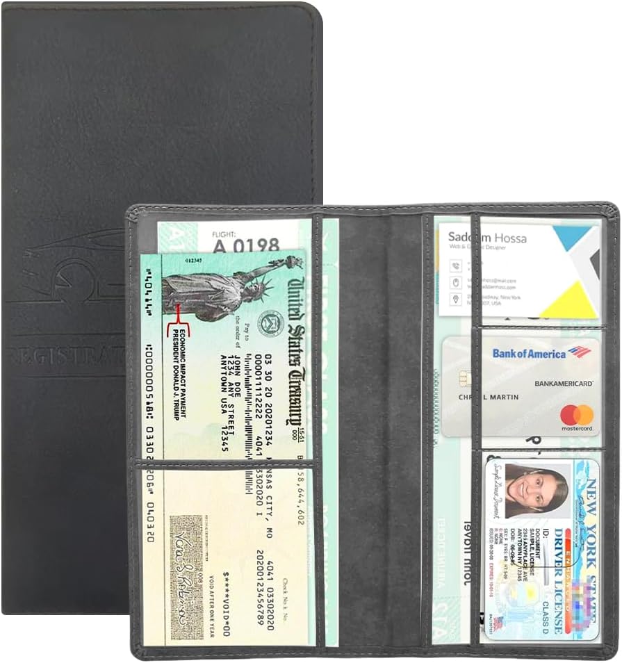 Soporte documentos auto universal SUV sedán