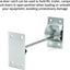4 Pzas Gancho Metal T 6" Puerta Entrada Caravana