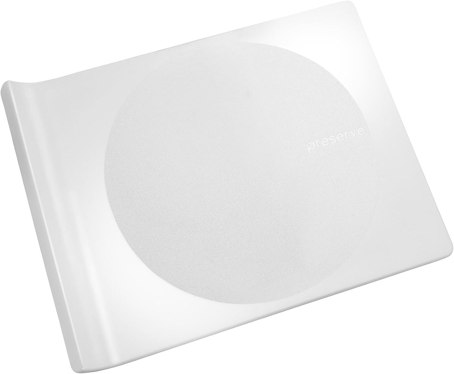 Tabla cortar 14x11pulg plástico reciclado blanco