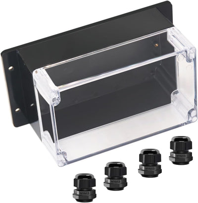 Caja conexiones IP65 ABS plástico impermeable 7.87x4.72x4.45