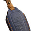 Funda cuero llavero 6 botones Toyota Sienna azul