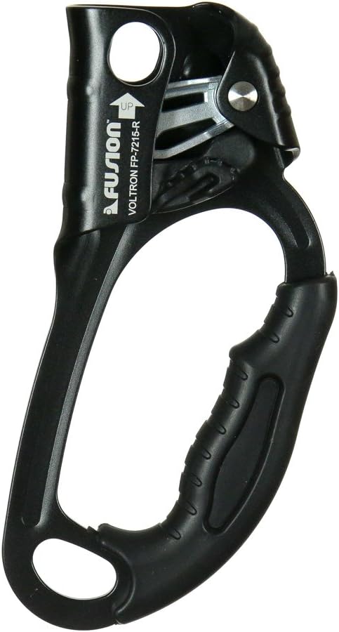 Abrazadera cuerda ergonómica escalada 0.315-0.512" Negro