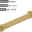 Cuerda trenzada 45m 1/8pulg marrón para camping y uso exterior