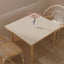 Almohadilla mesa cuadrada impermeable 46x46pulg gris claro