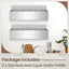 Soporte botellas licor acero inox 15" pared plateado