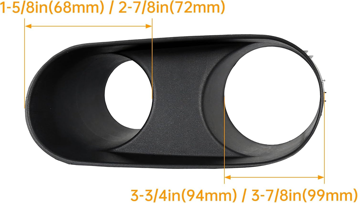 Bisel luz antiniebla negra comp Ford Mustang SVT Cobra 03-04