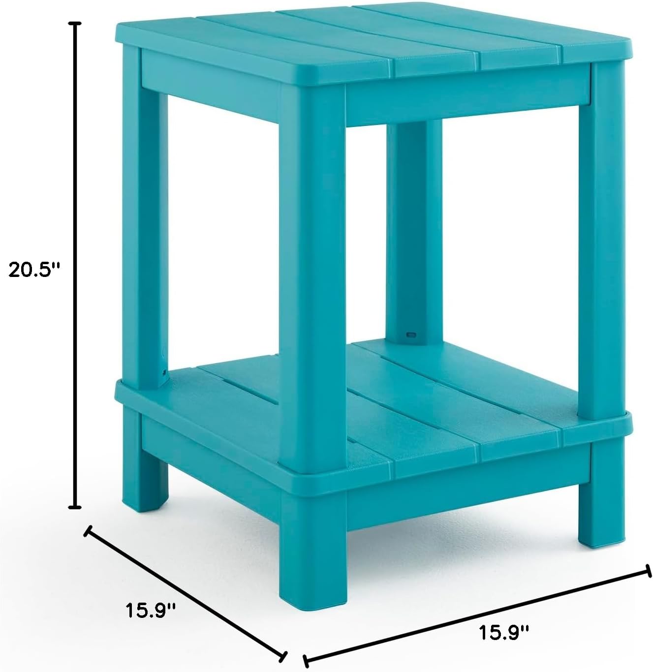 Mesa auxiliar Adirondack Deluxe Keter verde azulado