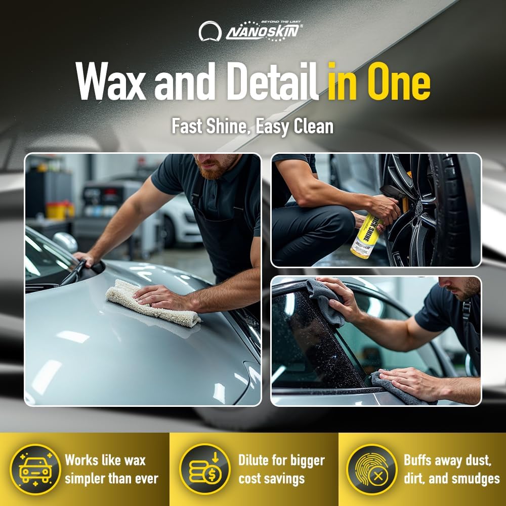 Espray brillo instantáneo para autos 32oz potenciador cera