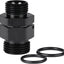 Adaptador acoplador aluminio negro 8AN-10AN