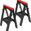 Set caballetes plástico resistente 450lb