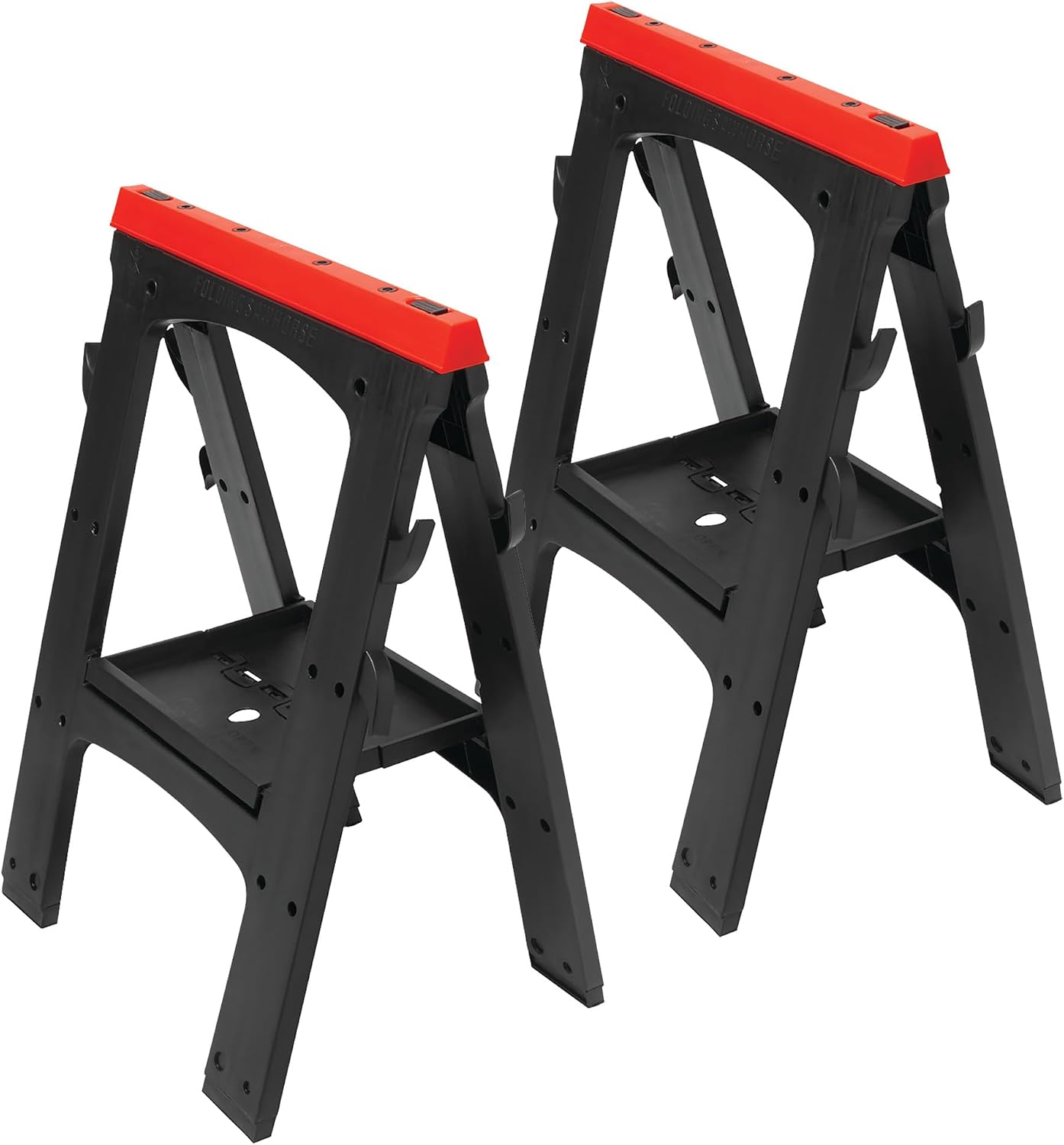 Set caballetes plástico resistente 450lb