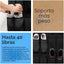 Zapatero para puerta 24 bolsillos malla 40lb color negro
