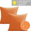 Fundas cojines impermeables 18x18" set 2 calabaza patio