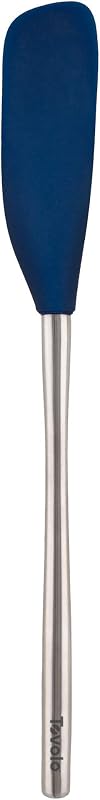 Espátula silicona acero inox mango largo resistente calor