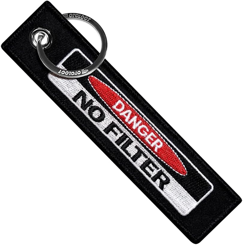 Llavero para motos scooters coches Negro